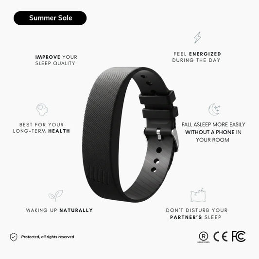Nuve™ Silent Vibrating Alarm — Wake Up Without Waking Anyone