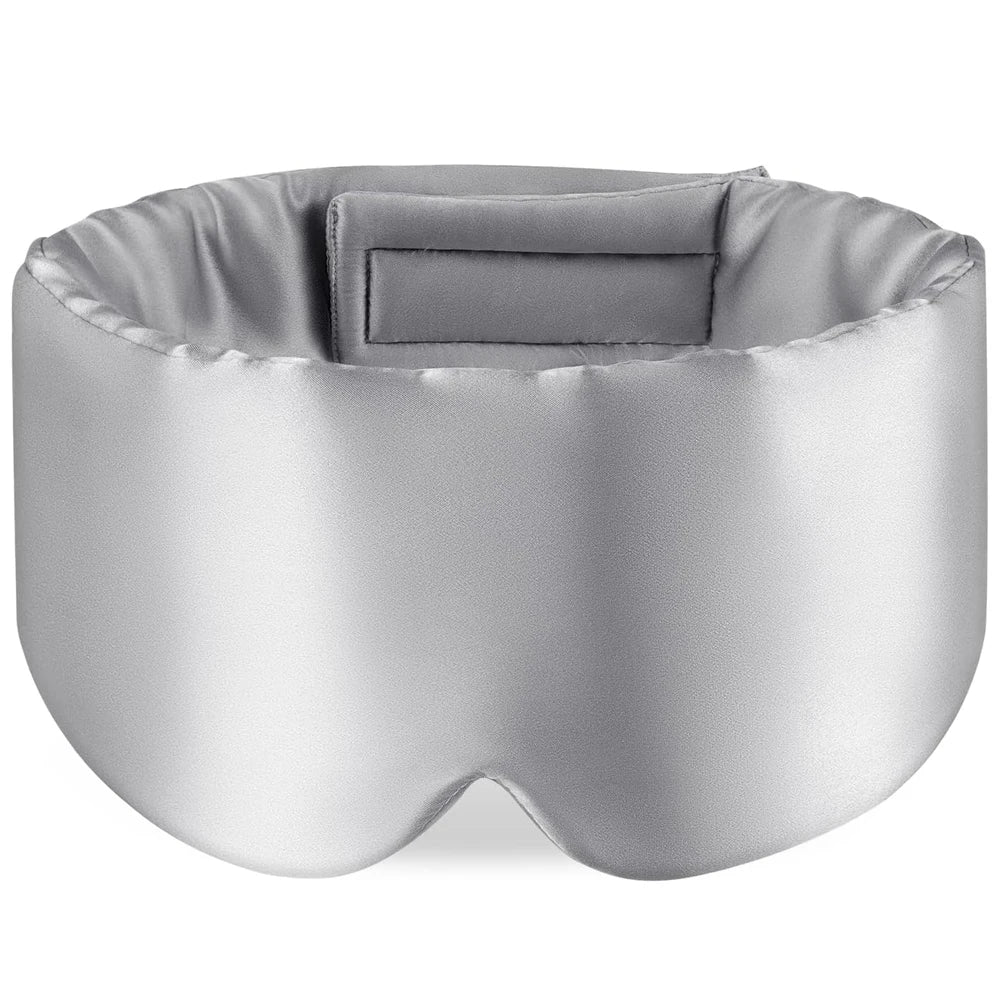 100% Mulberry Silk Sleeping Mask Eyepatch Blocking Light Eyemask Eyeshade for Travel & Nap Soft Padded Sleep Mask Slaapmasker