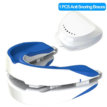 Anti Snore Mouthpiece,Adjustable Sleeping Mouth Guard,Stop Snoring Device for Night Time Teeth Protection and Bruxism