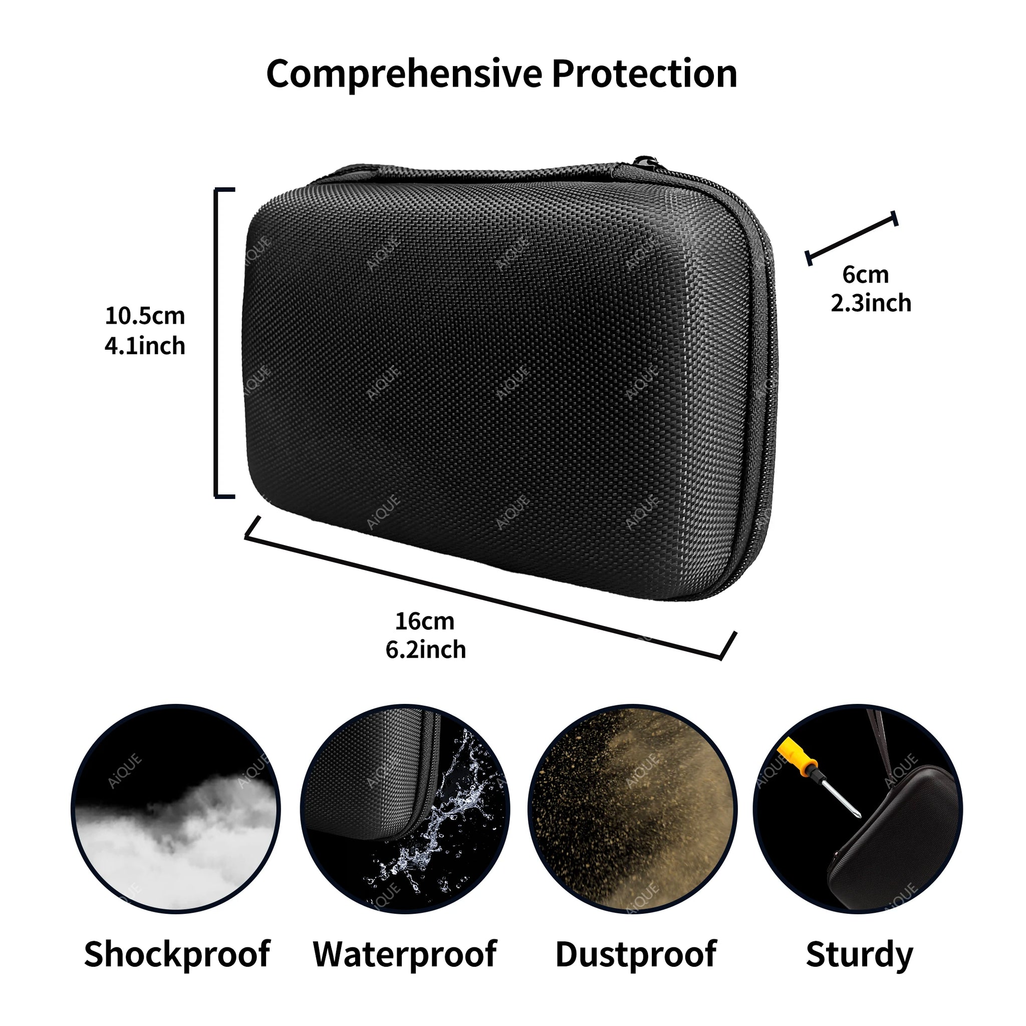 JUSTLANG Storage Case for Mesh Nebulizer Medical Handheld Humidifier Silent Inhaler Inhalator Atomizer Adult Child
