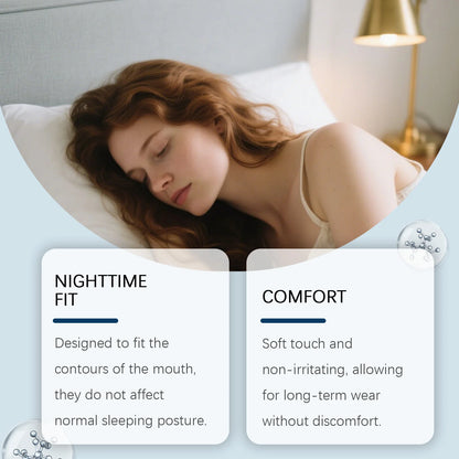 1pcs/1box Silicone Sleep Care Braces Preventing Teeth Grinding Anti Snoring Teeth Brace Sleep Better Breathing Night Health Tool