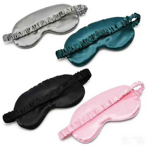 Sleep Mask 1 Pack Silk Eye Cover Soft Satin Blindfold Elastic Strap Night Eyeshade Travel Nap for Women Men