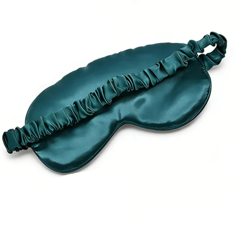 Sleep Mask 1 Pack Silk Eye Cover Soft Satin Blindfold Elastic Strap Night Eyeshade Travel Nap for Women Men