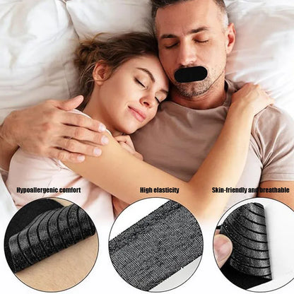 30/60pcs Anti Snoring Mouth Tape Better Sleeping Mouth Breath Strips Improved Sleep Nose Breathing Stickers for Home Travel