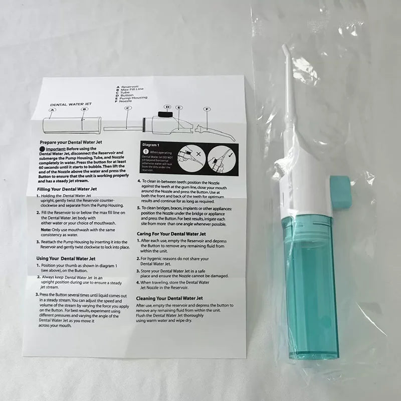 Nuve High Pressure Portable Dental Water Flosser