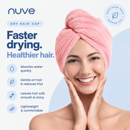 Microfiber Hair Towel — Dries Hair Without the Frizz